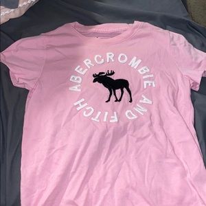 Girls Abercrombie pink shirt size 7/&